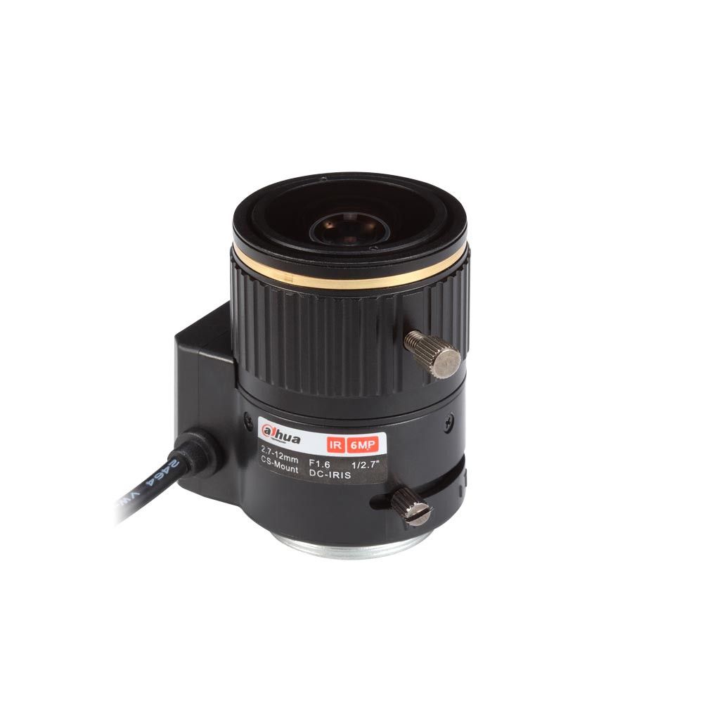 Óptica de 6 Megapixels 1/2,7" autoiris DC, 2,7~12 mm