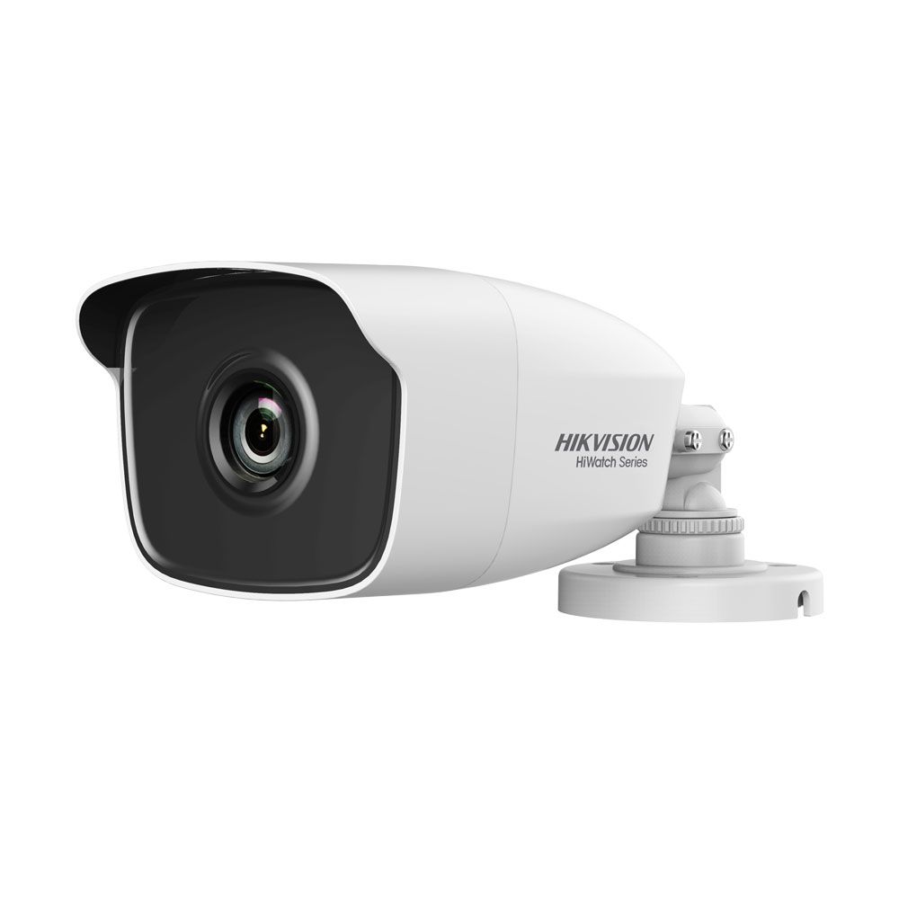 Cámara bullet 4 en 1 Serie HiWatchT de HIKVISION® con iluminación Smart IR de 40 m para exterior