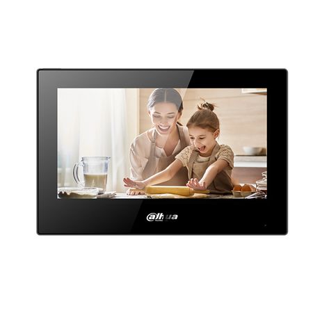 Monitor IP WiFi protocolo SIP Dahua color de 7" de color negro