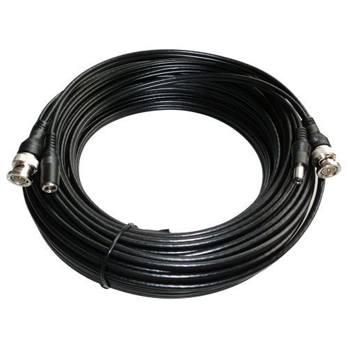 Cable coaxial alargador para señales de vídeo y alimentación