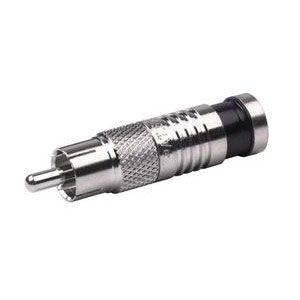 Conector RCA macho por compresión