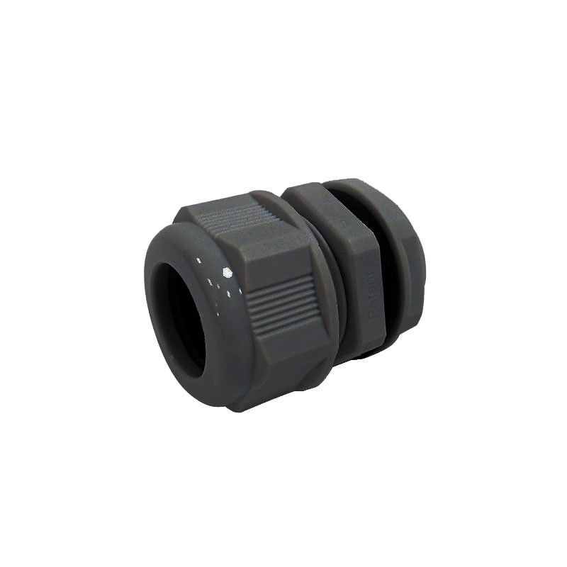 Pieza pasacable en color negro con prensaestopas compatible con DAHUA-230 (PFA121), DAHUA-225 (PFA122), DAHUA-214 (PFA12