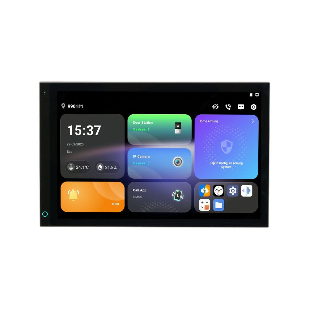 Monitor interior híbrido de 4 hilos Dahua con Android 14 y pantalla táctil de 10,1"