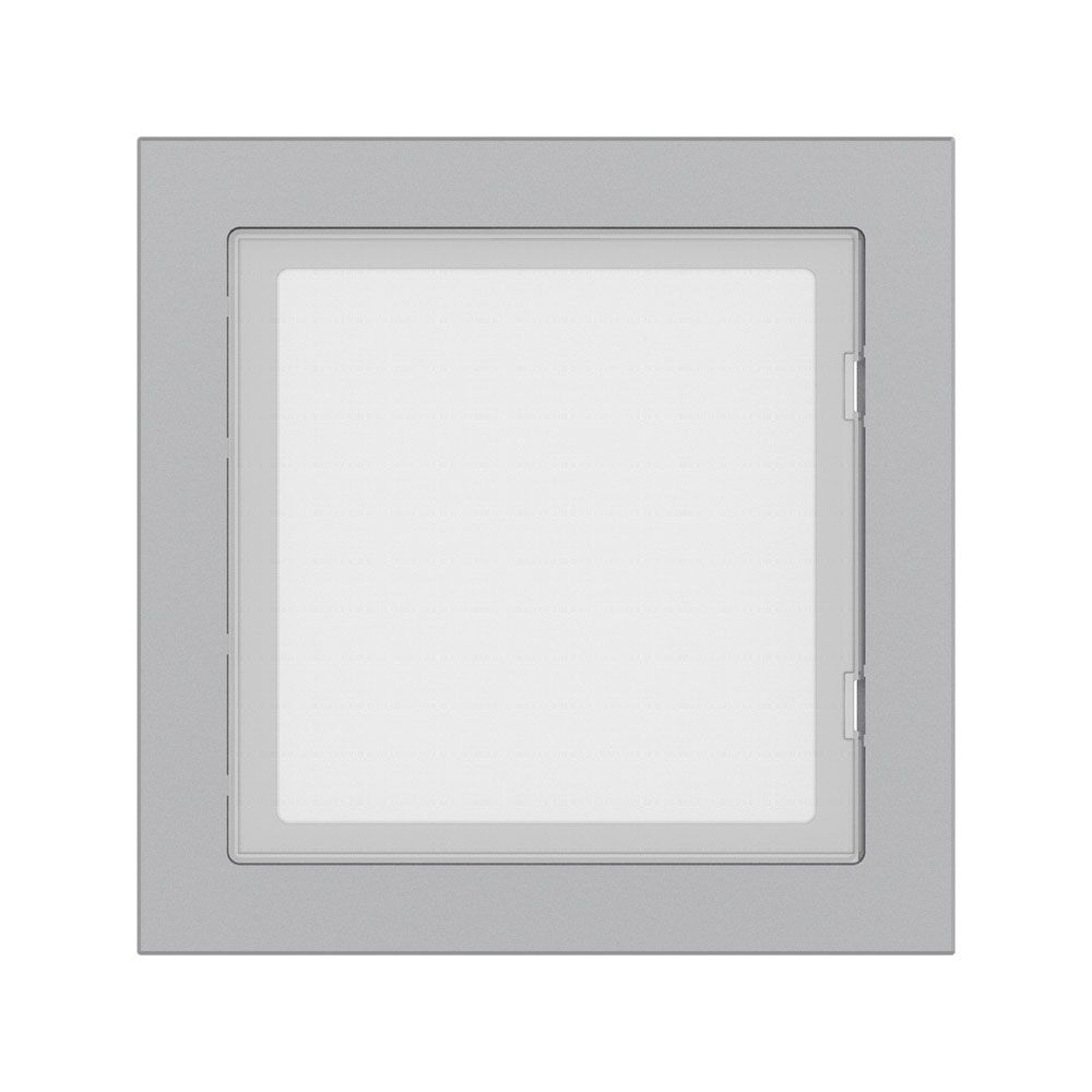 Módulo Dahua para estación de videoportero IP modular con frontal plateado de aluminio