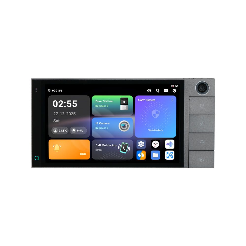 Monitor IP Dahua Ultra de 7 pulgadas con Android 14, 2 hilos, WiFi y PoE