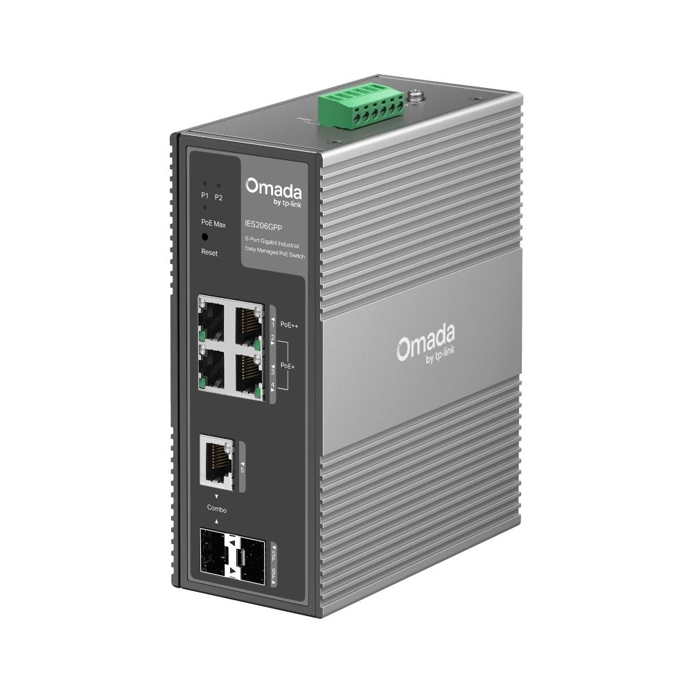 Switch industrial Gigabit PoE gestionable TP-Link Omada IES
