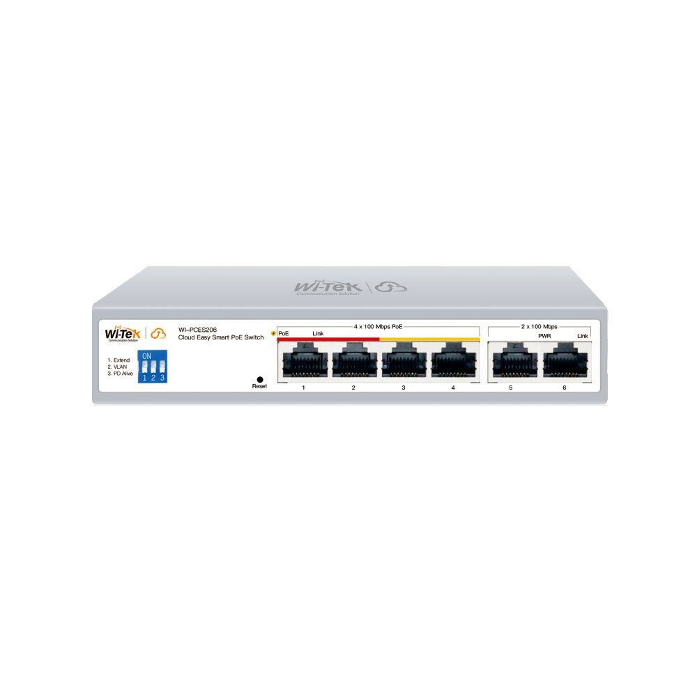 Switch de 4 puertos PoE gestionado en la nube