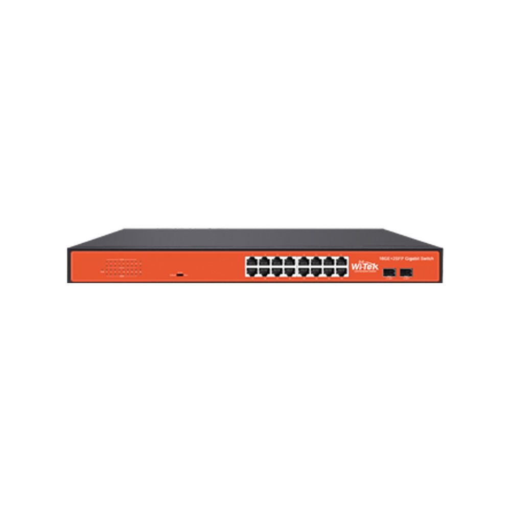 Switch de 16 Ethernet Gigabit + 2 SFP Gigabit