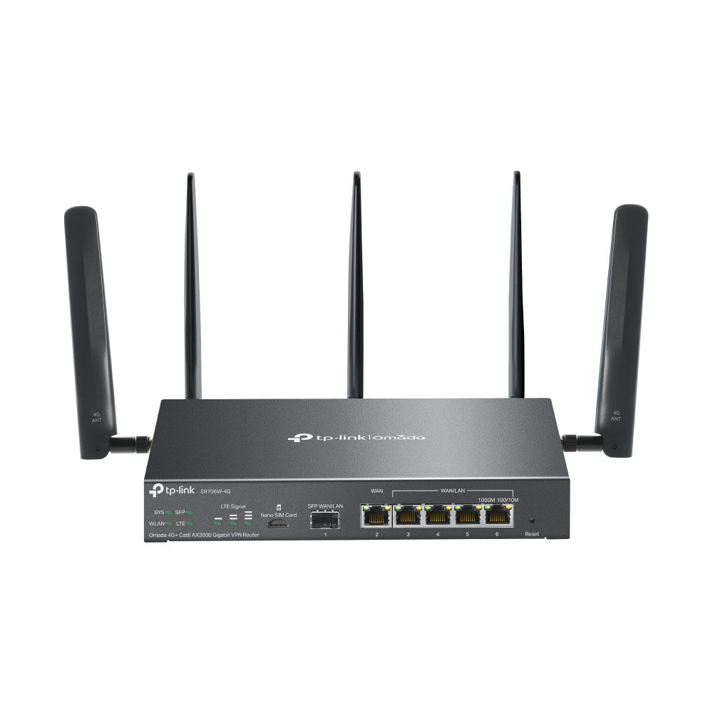 Router VPN Gigabit 4G+ Cat6 Wi-Fi 6 AX3000