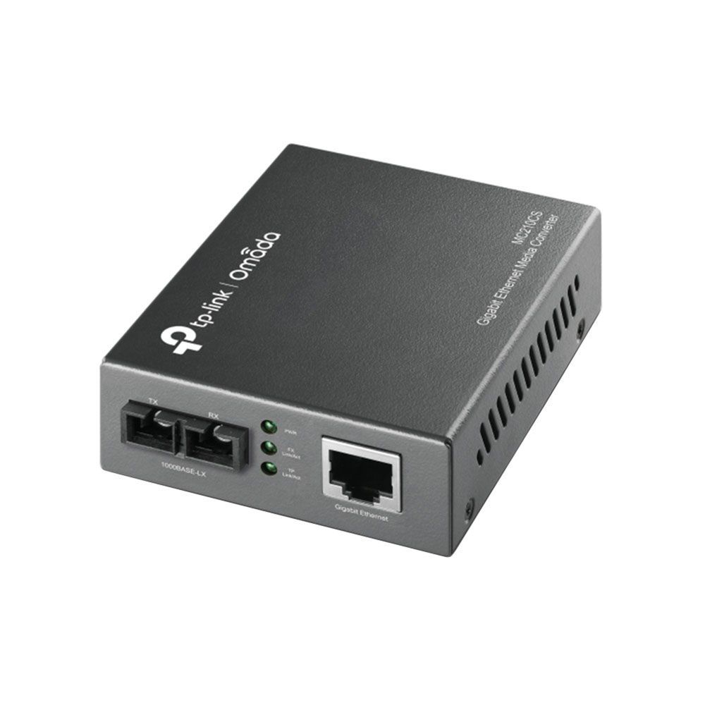 Conversor de medios monomodo Gigabit