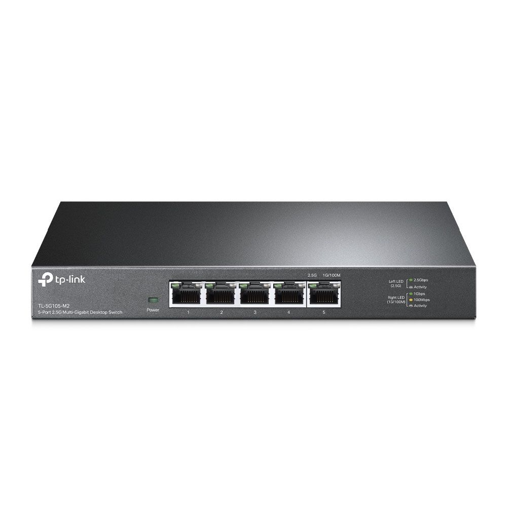 Switch no gestionable TP-Link de 5 puertos 2,5 Gbps