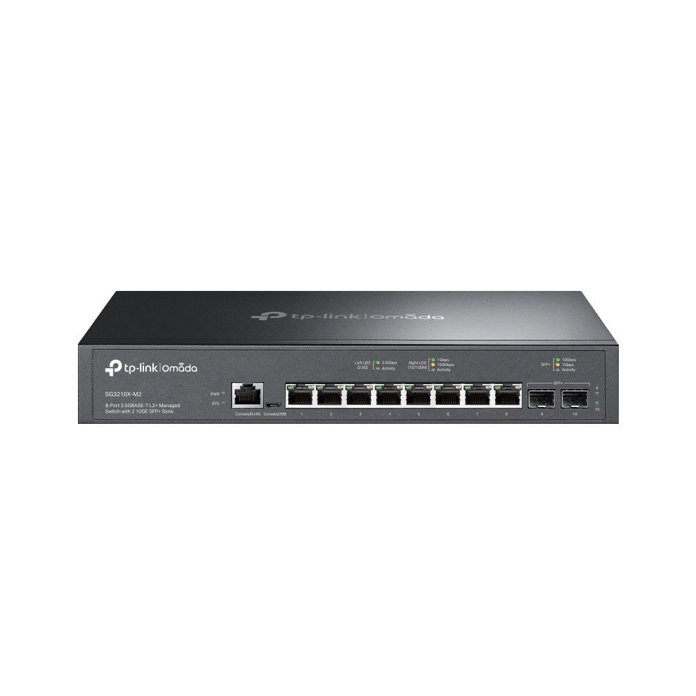 Switch L2+ de 8 puertos 2,5G y 2 SFP+ 10 Gigabit