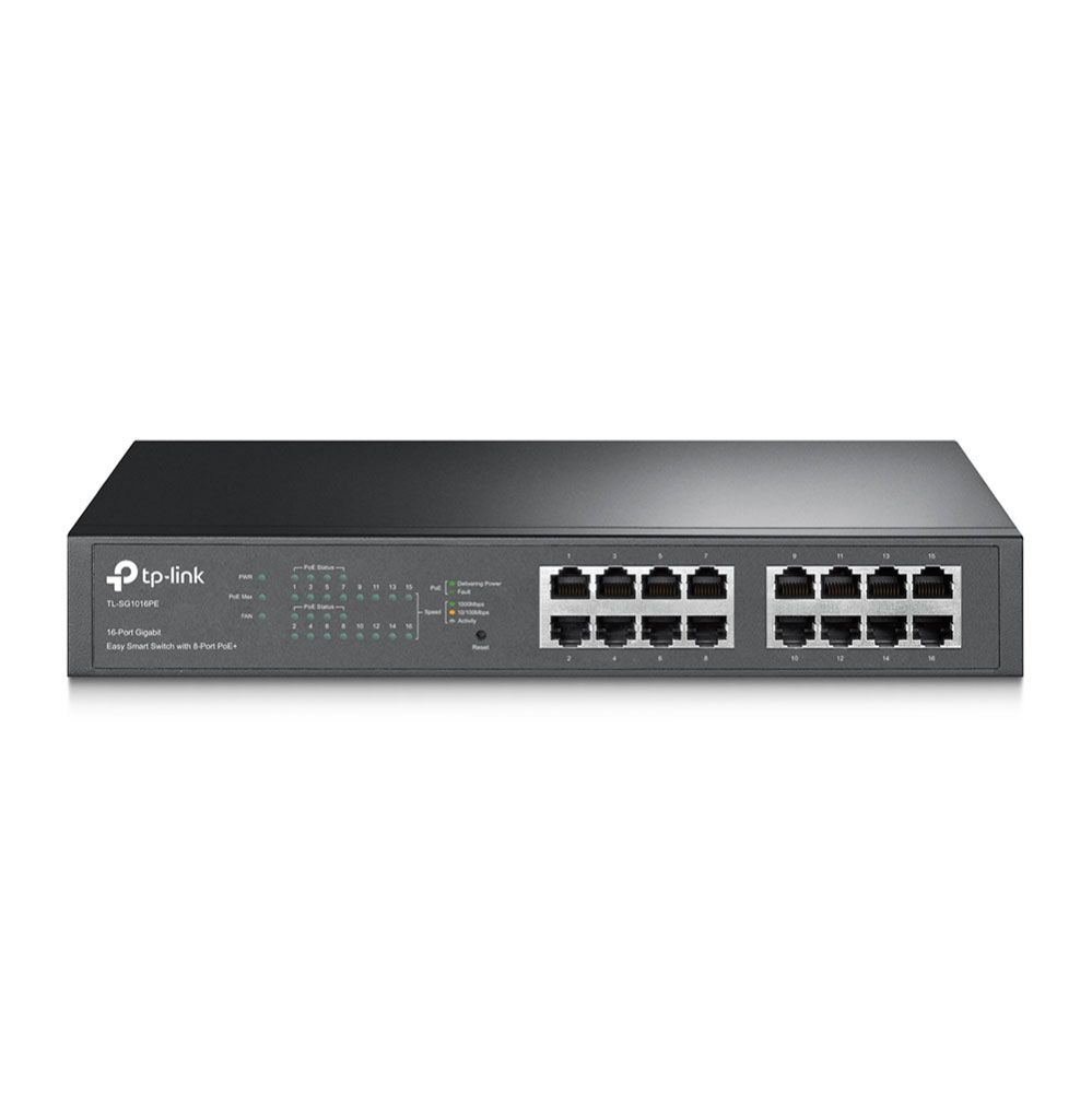 Switch PoE+ Gigabit Easy Smart de 16 puertos con PoE+ de 8 puertos