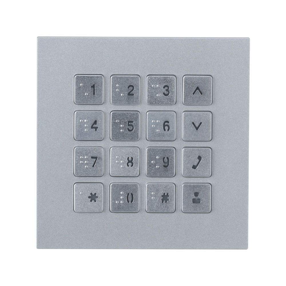 Módulo de teclado mecánico para videoportero modular