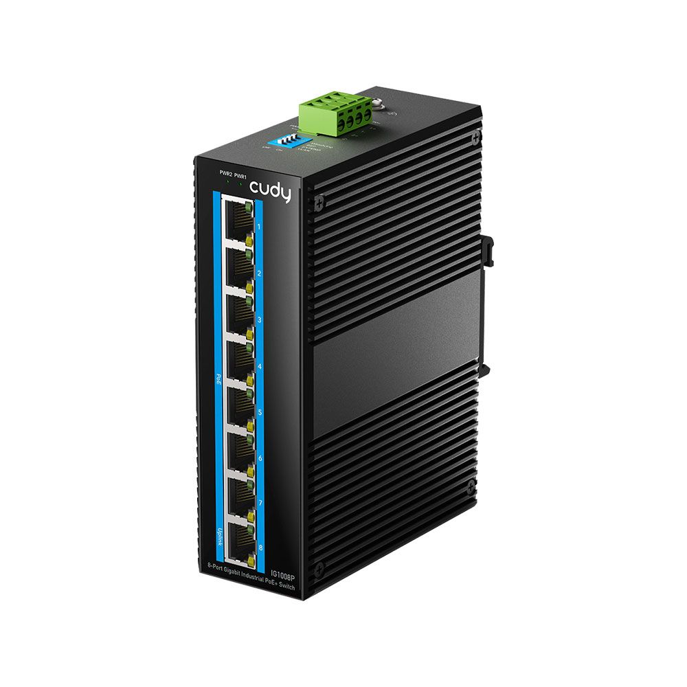 Switch PoE+ industrial Gigabit Cudy