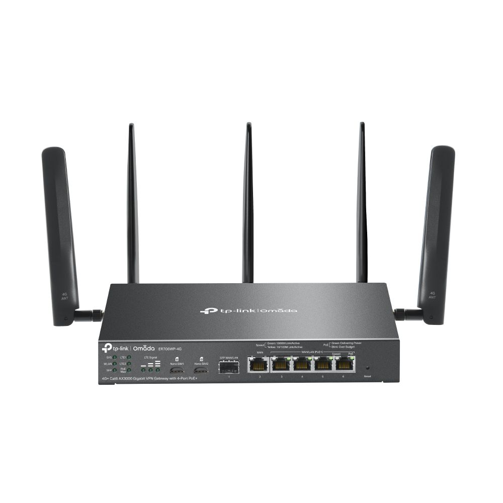 Router VPN 4G+ Wi-Fi 6 AX3000 TP-Link Omada