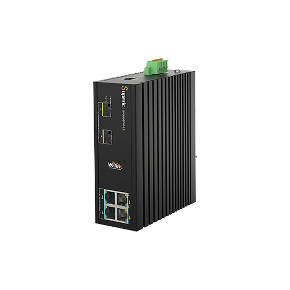 Switch PoE L2 de 4 PoE Gigabit y 2 puertos SFP 2,5G