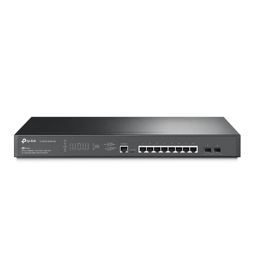 Switch PoE L2+ de 8 puertos 2,5G y 2 SFP+ 10 Gigabit