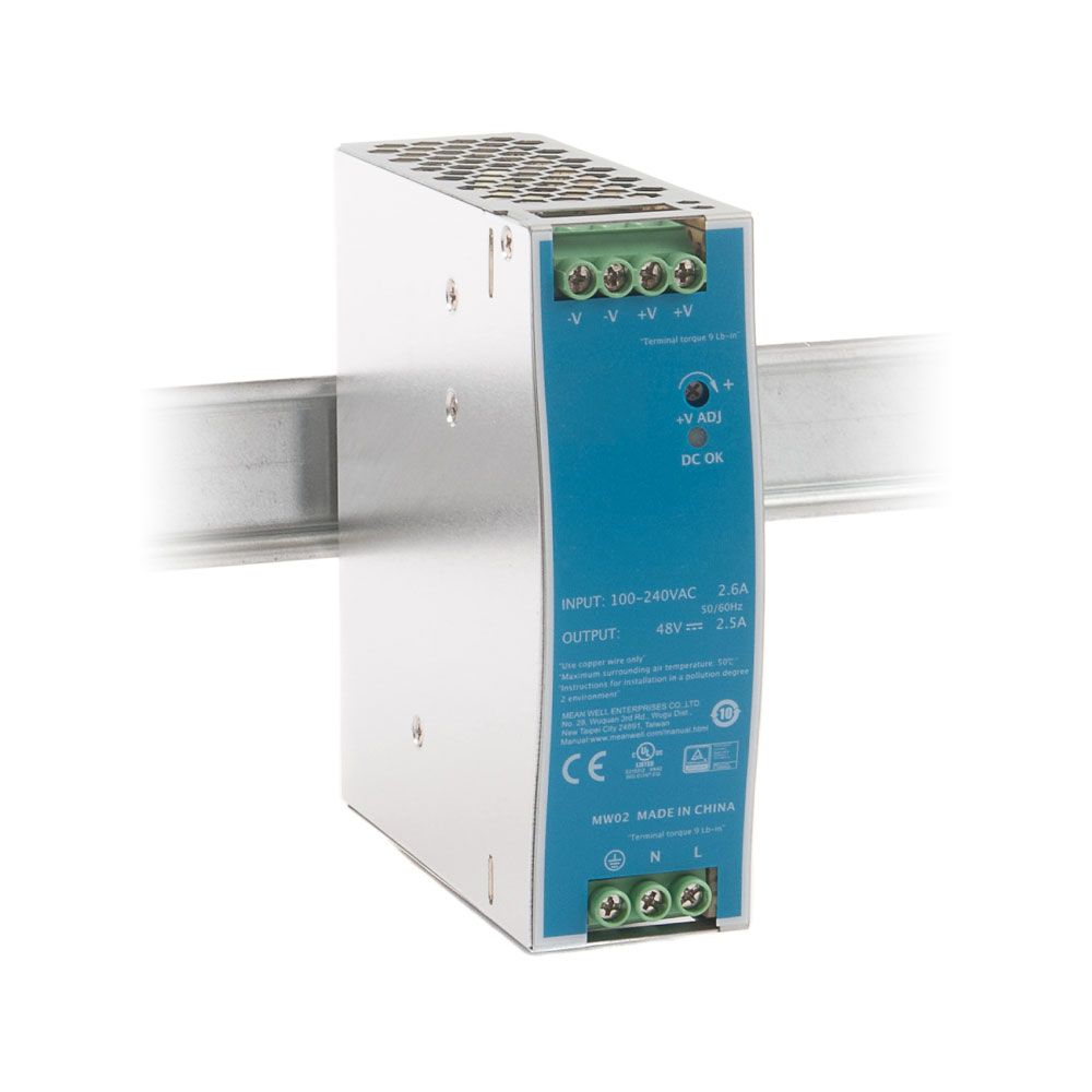 Fuente de alimentación de 75W/48VCC/1,6A para carril DIN