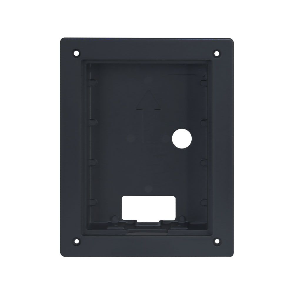 Caja de empotrar negra para videoportero