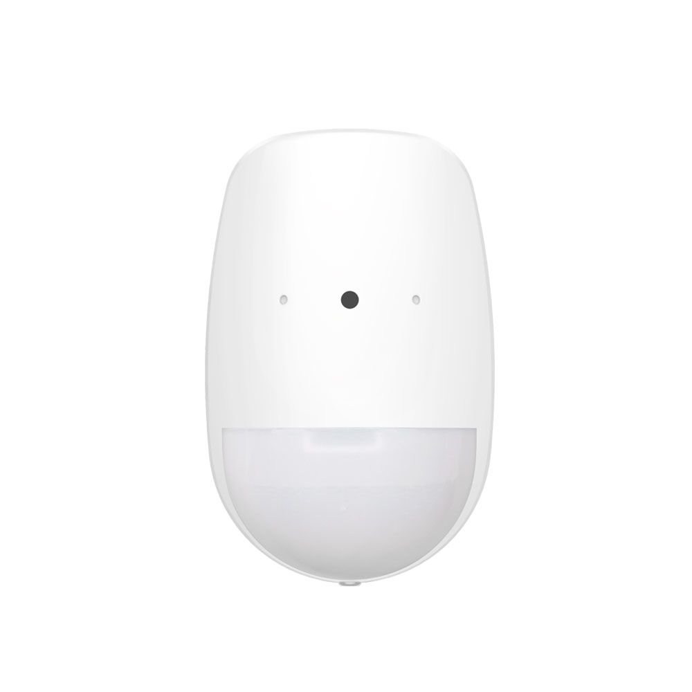 Detector PIR y de rotura de cristal Hikvision para interior con inmunidad a mascotas
