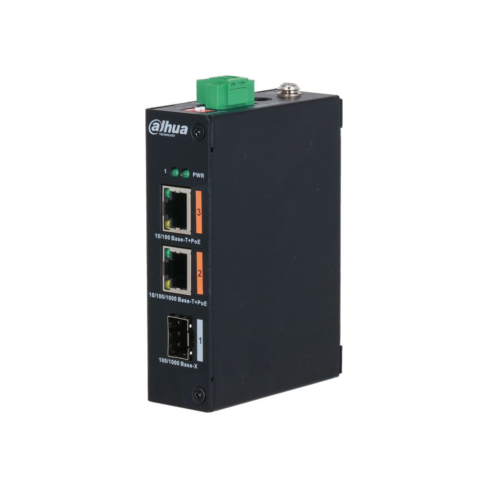 Switch Dahua no gestionable 2 PoE + 1 SFP