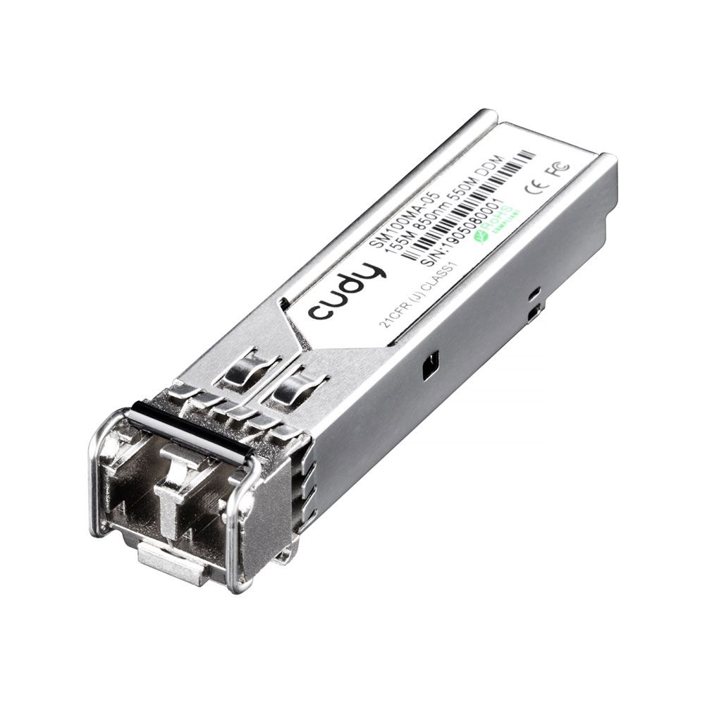 Módulo SFP 155Mbps, 850nm MM, 0,55km, 14,5dB