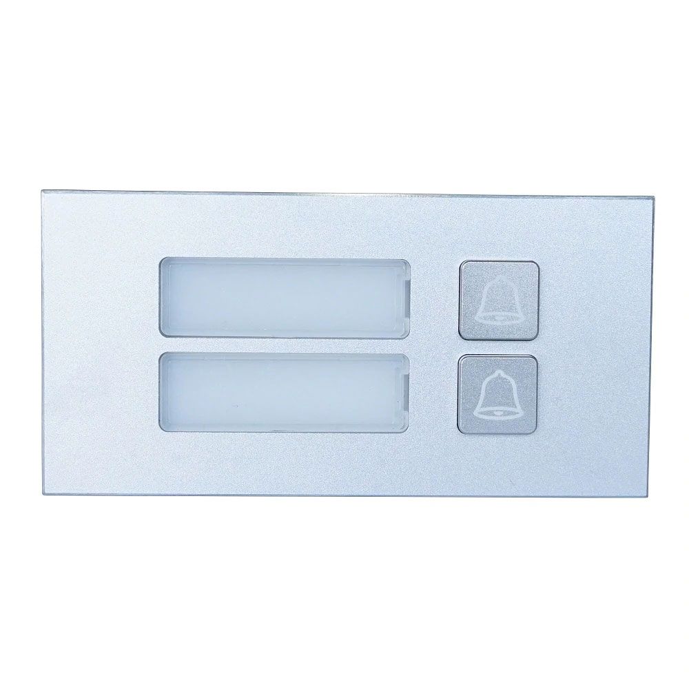 Módulo de 2 botones mecánicos de llamada para sistema de videoportero modular de la serie VTO4202F-X de Dahua