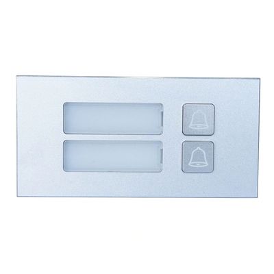 Módulo de 2 botones mecánicos de llamada para sistema de videoportero modular de la serie VTO4202F-X de DH