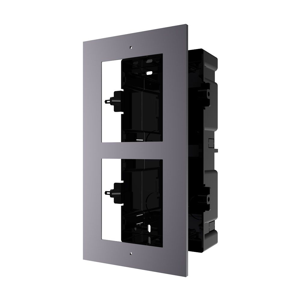 Marco HIKVISION para instalar empotrados 2 módulos de sistema de videoportero