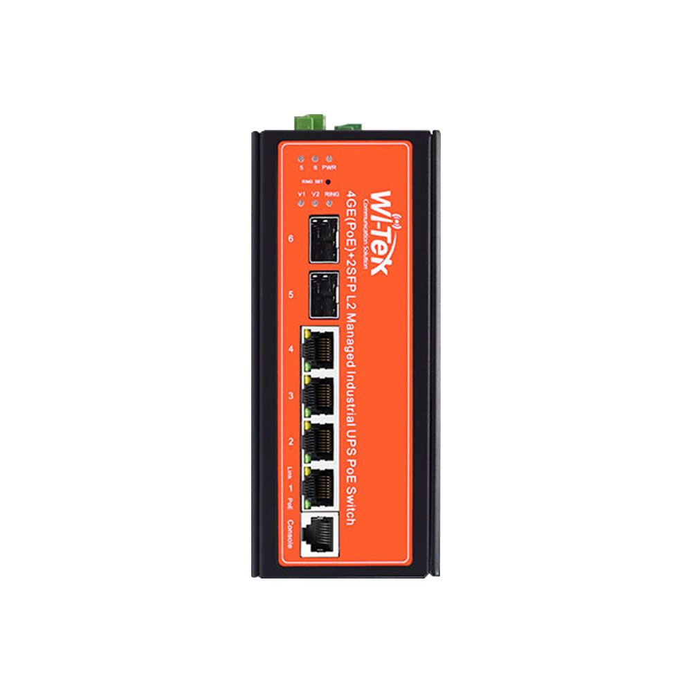 Switch PoE gestionable L2 para energía Solar