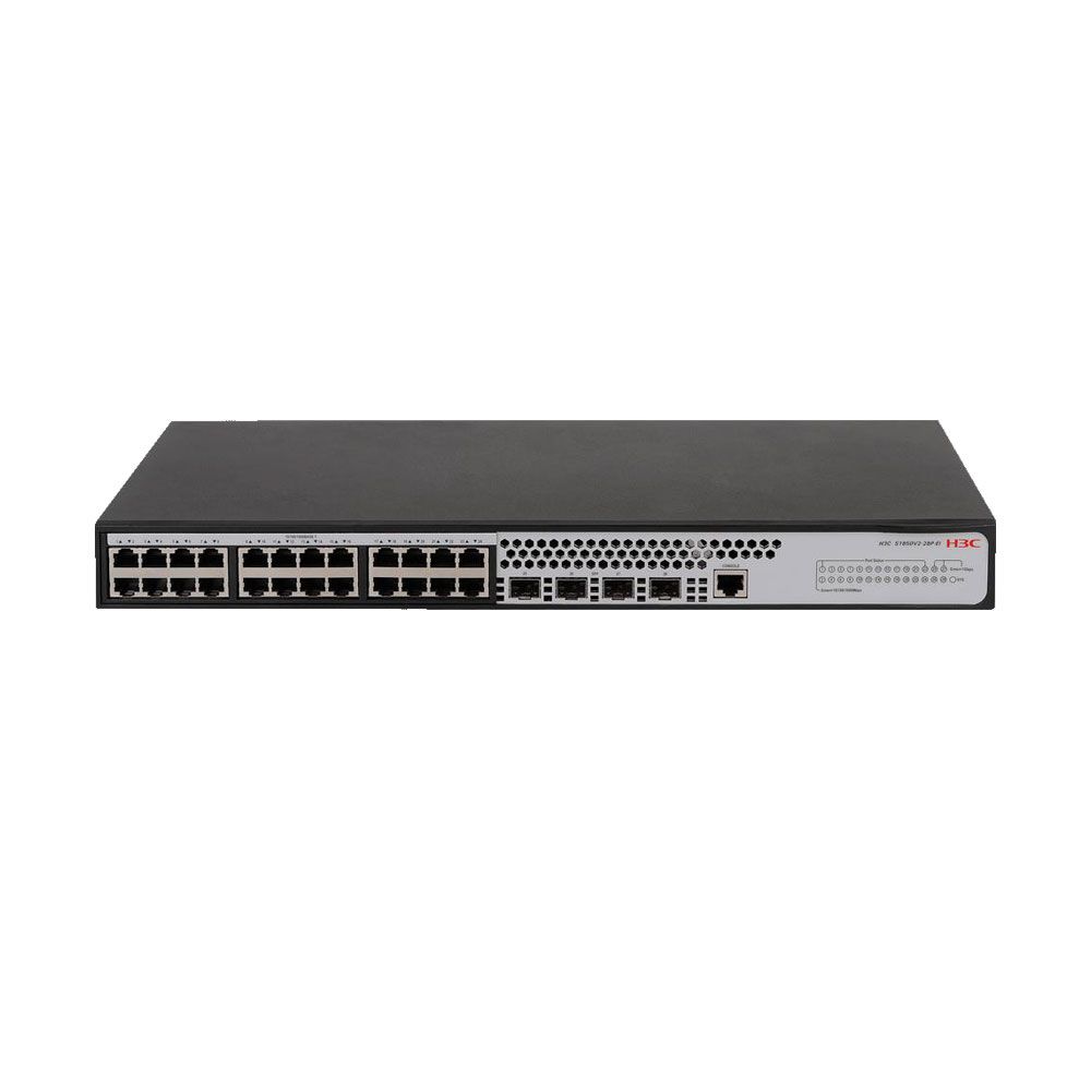 Switch L2 de 24 puertos Gigabit y 4 ranuras SFP Gigabit