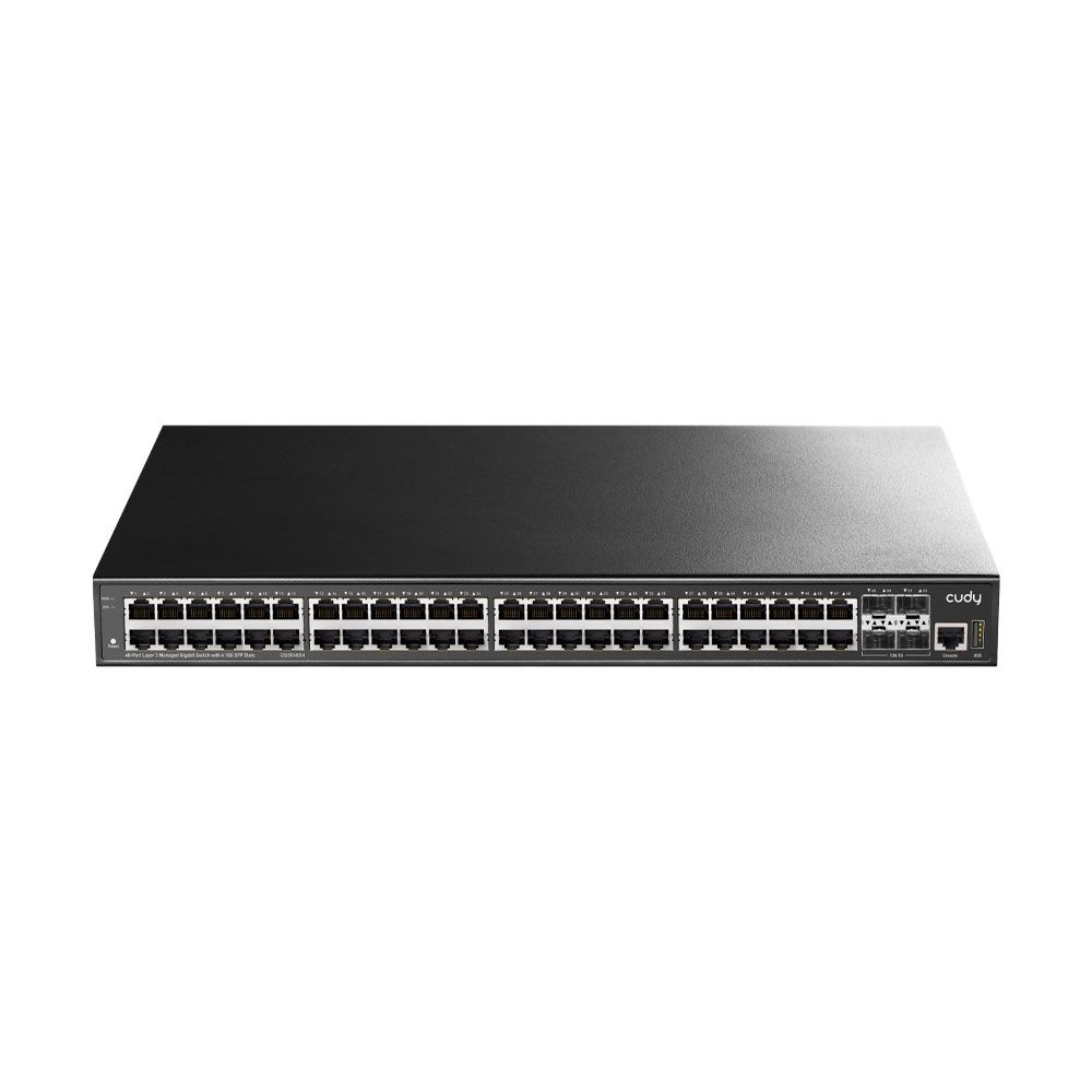 Switch Gigabit gestionable L3 de 48 puertos con 4 ranuras SFP 10G