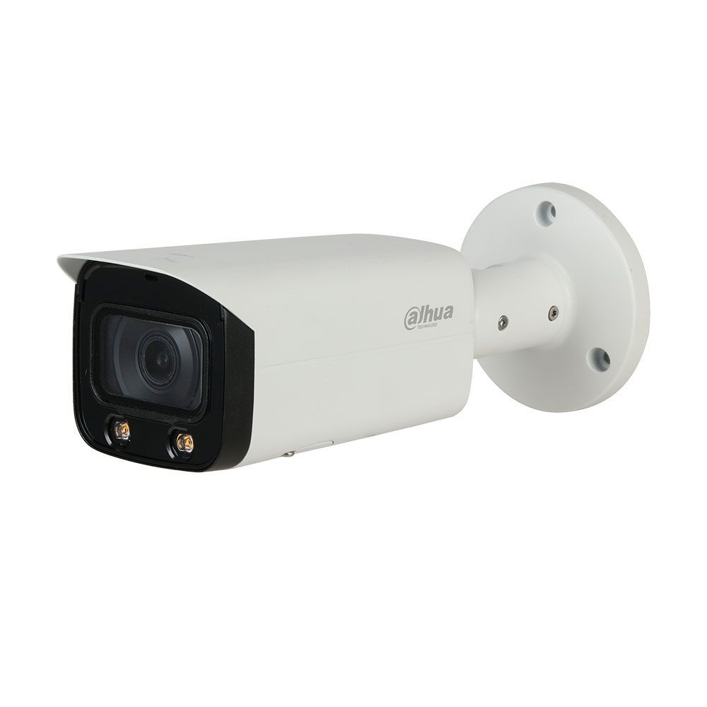 Cámara bullet IP AI series StarLight con LEDs blancos hasta 20 m para exterior