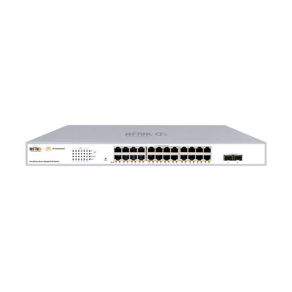 Switch PoE gestionado en la nube de 24 puertos Gigabit