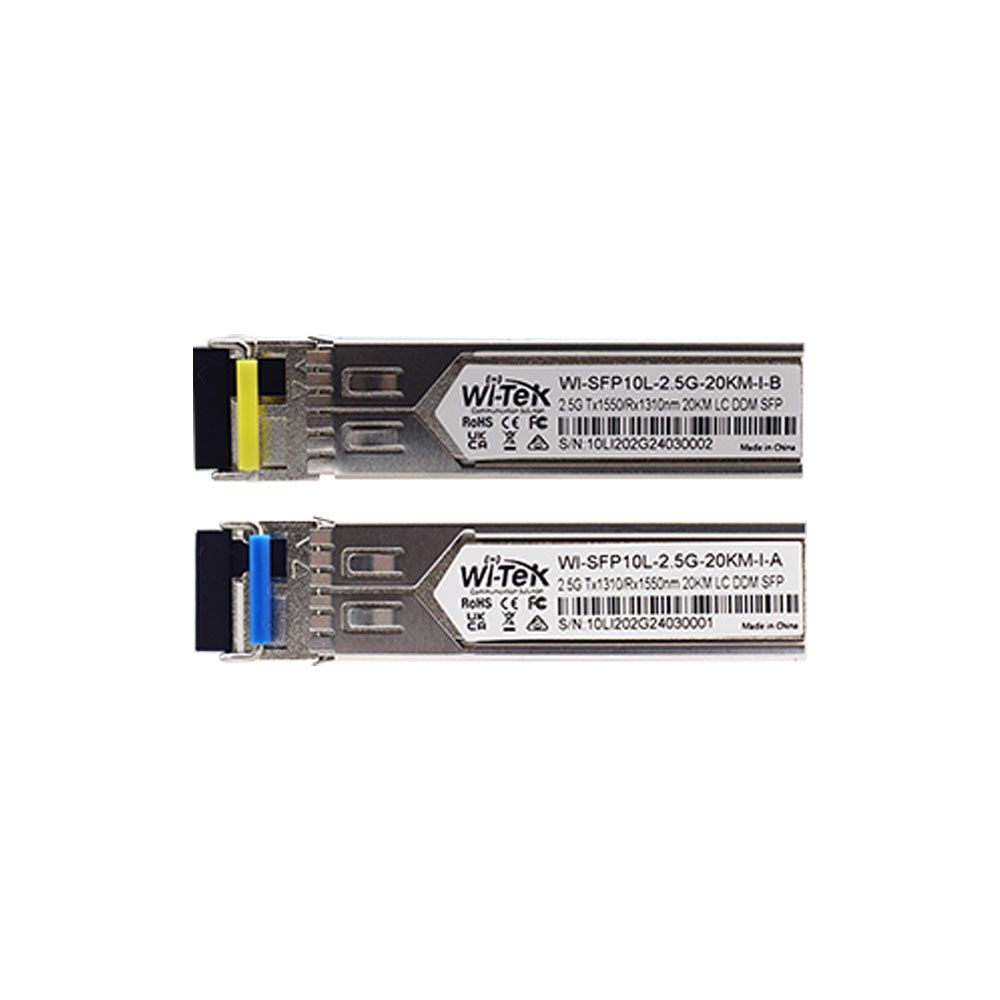 Módulo SFP monomodo de 2,5 Gbps de grado industrial