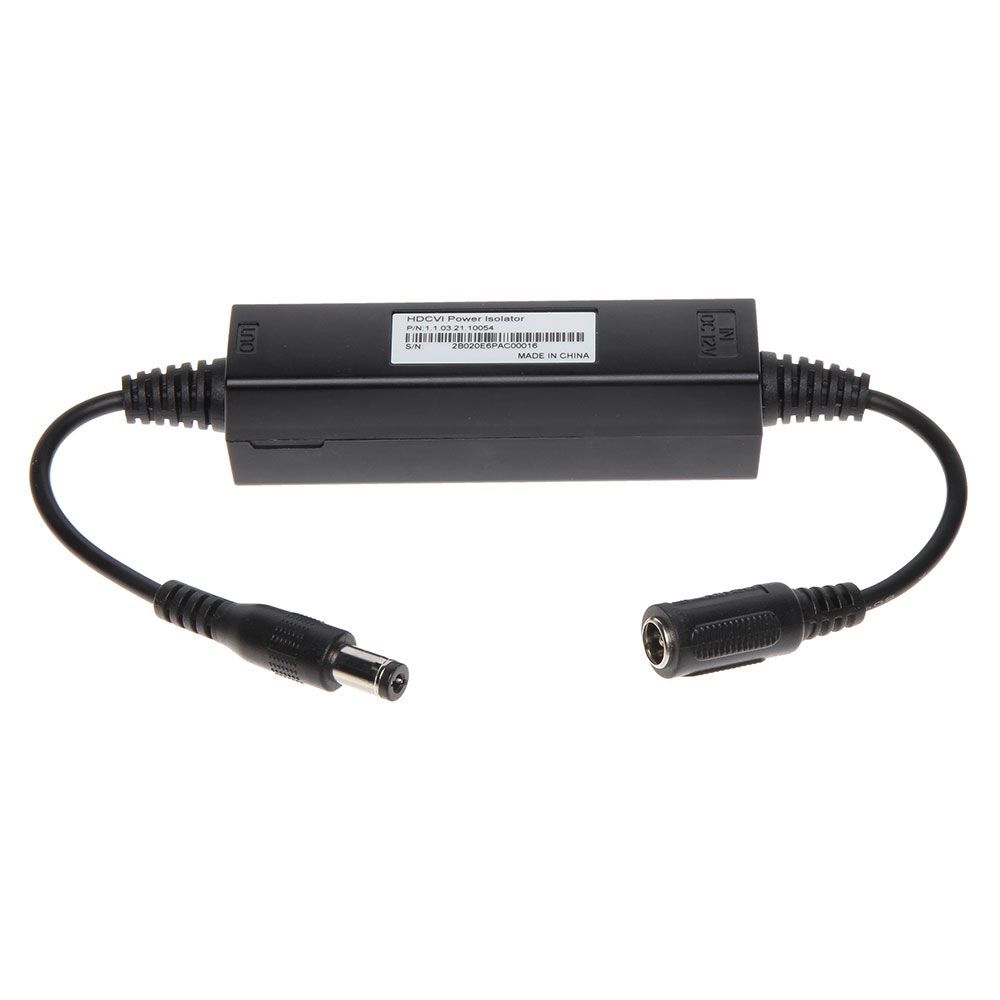 Aislador de alimentación para señal HDCVI a través de coaxial