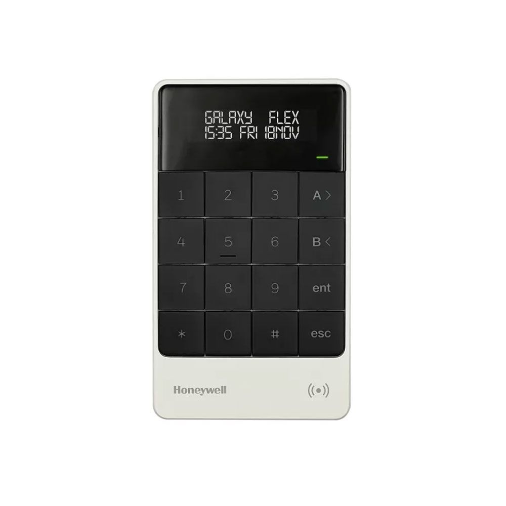 Teclado Keyprox Honeywell Galaxy MK9 con lector de proximidad y pantalla OLED