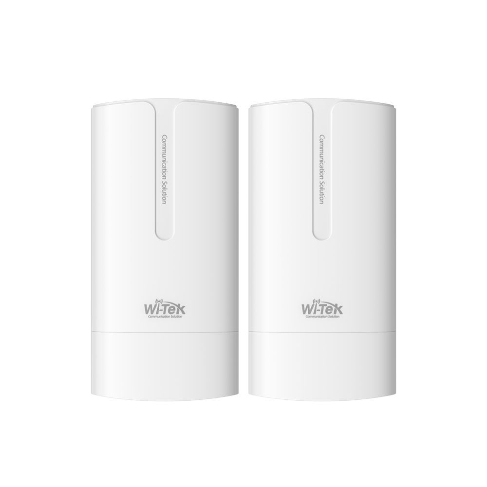 Kit Wi-Tek de transmisión WiFi exterior 5?GHz hasta 3?km para CCTV