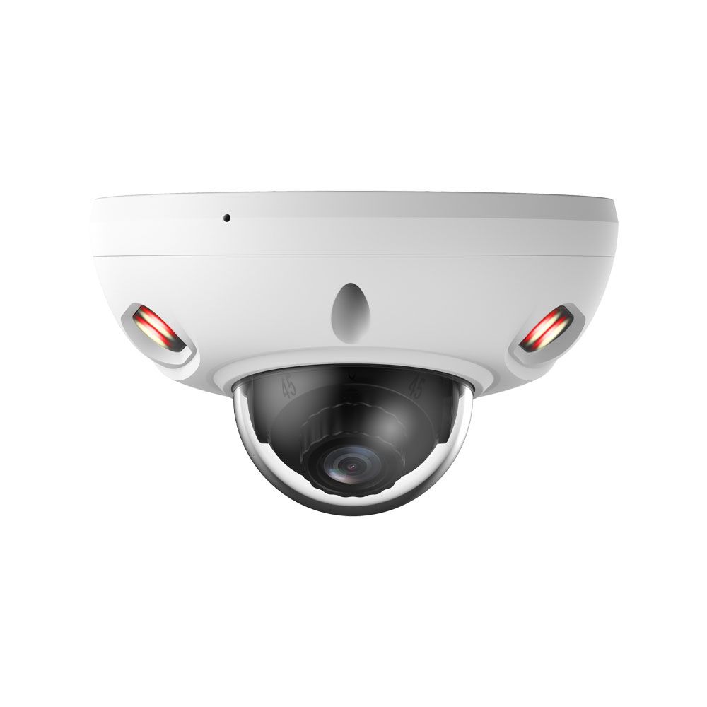 Cámara Domo IP DH WizSense Smart Dual Light de 2MP con óptica fija de 2,8 mm