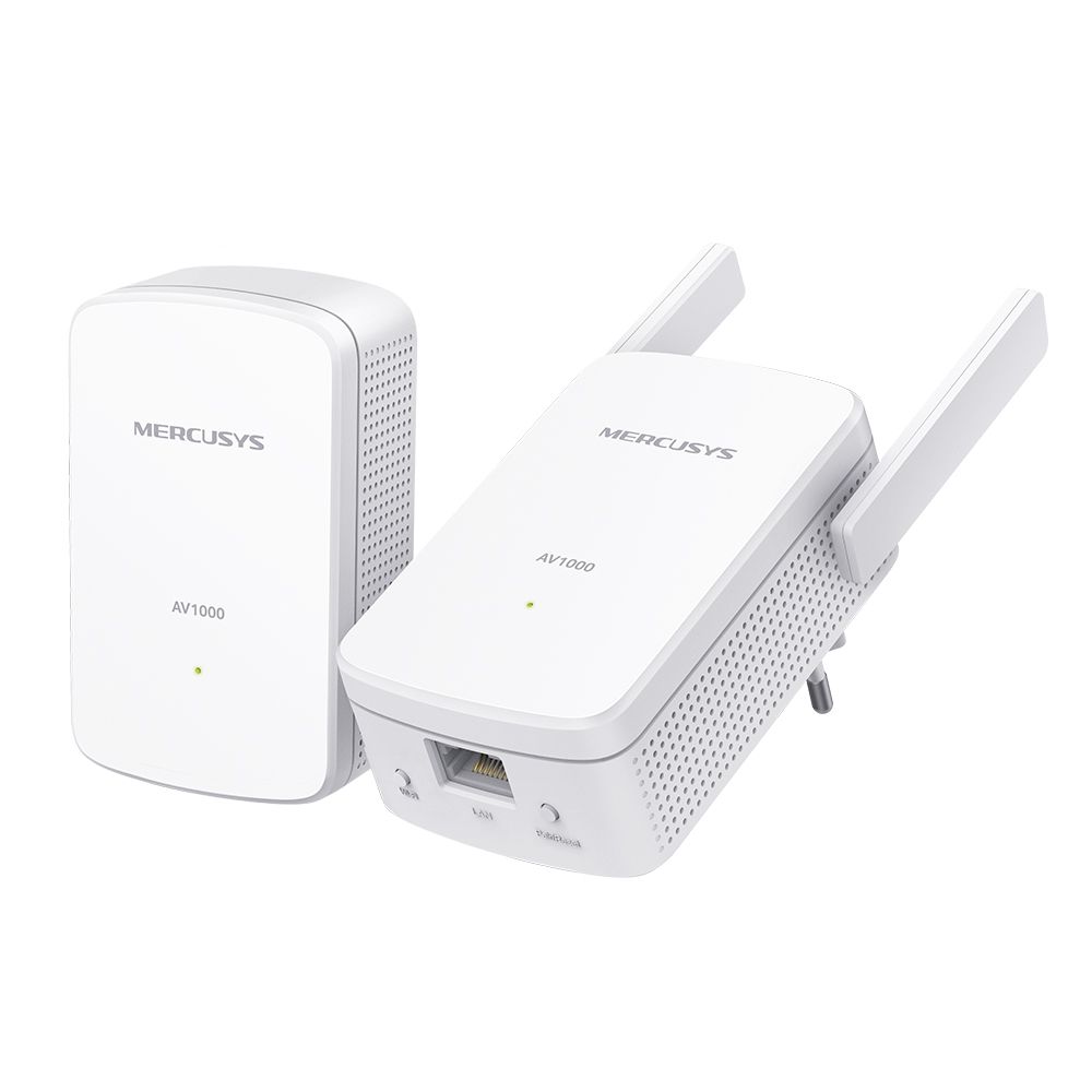 Kit Powerline AV1000 Mercusys con Wi-Fi N Kit Powerline AV1000 Mercusys con Wi-Fi N