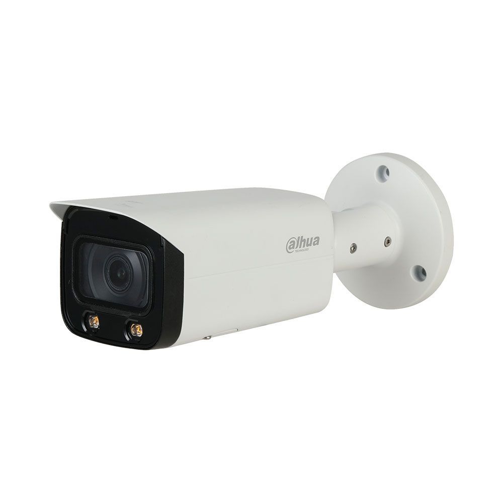 Cámara bullet IP AI series StarLight con LEDs blancos hasta 25 m para exterior