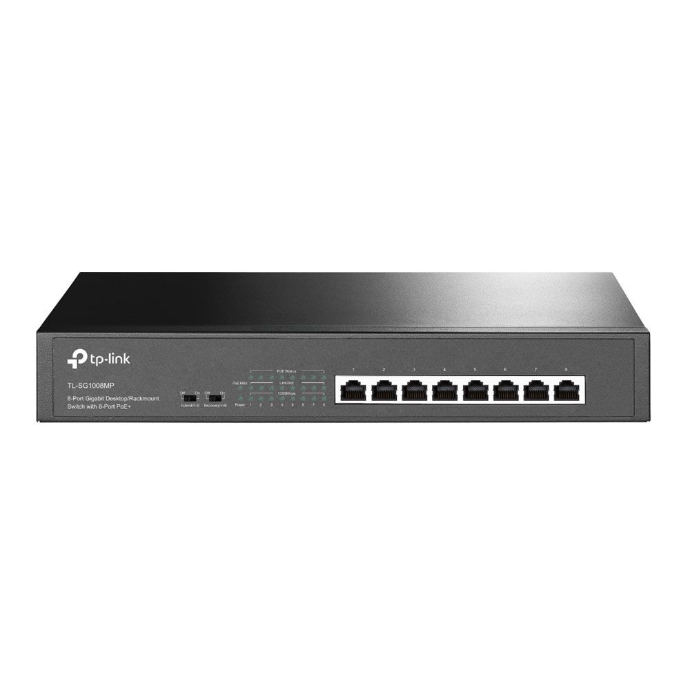 Switch PoE+ Gigabit de 8 puertos