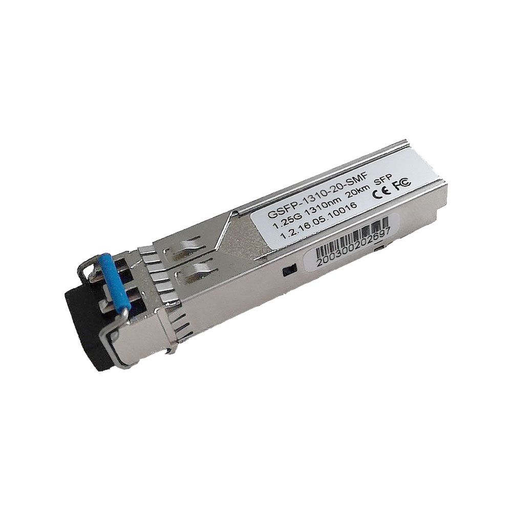 Módulo óptico industrial SFP Gigabit monomodo DH Módulo óptico industrial SFP Gigabit monomodo DH