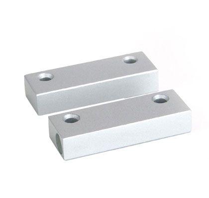 Contacto magnético de media potencia lateral, en aluminio, distancia de separación = 35
