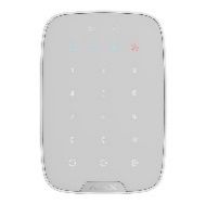 Ajax KeyPad Plus. Teclado táctil con lector inalámbrico. Color blanco