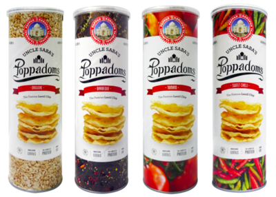 UNCLE SABA'S POPPADOMS