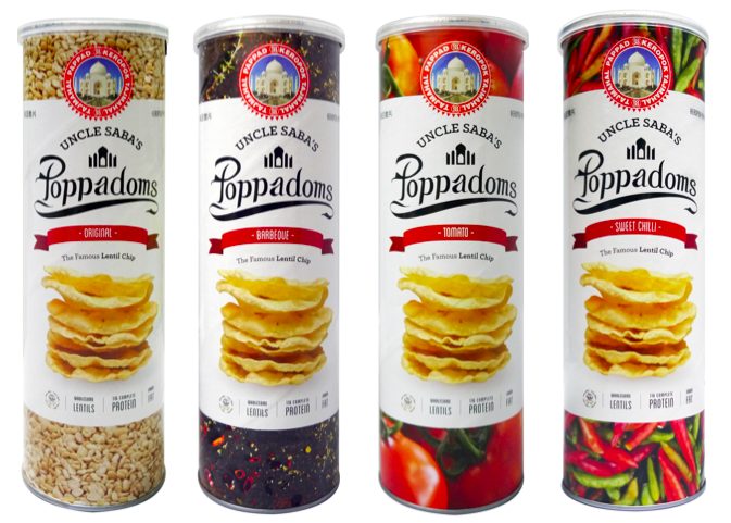 UNCLE SABA'S POPPADOMS