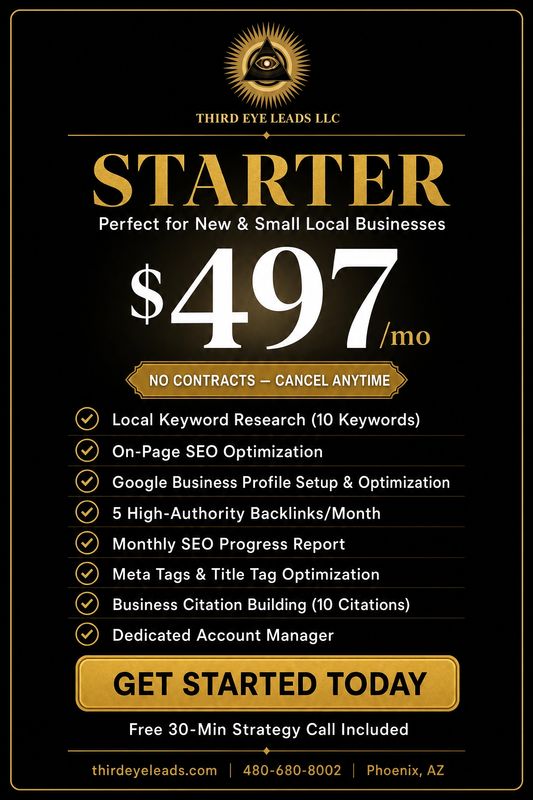 Starter SEO Package
