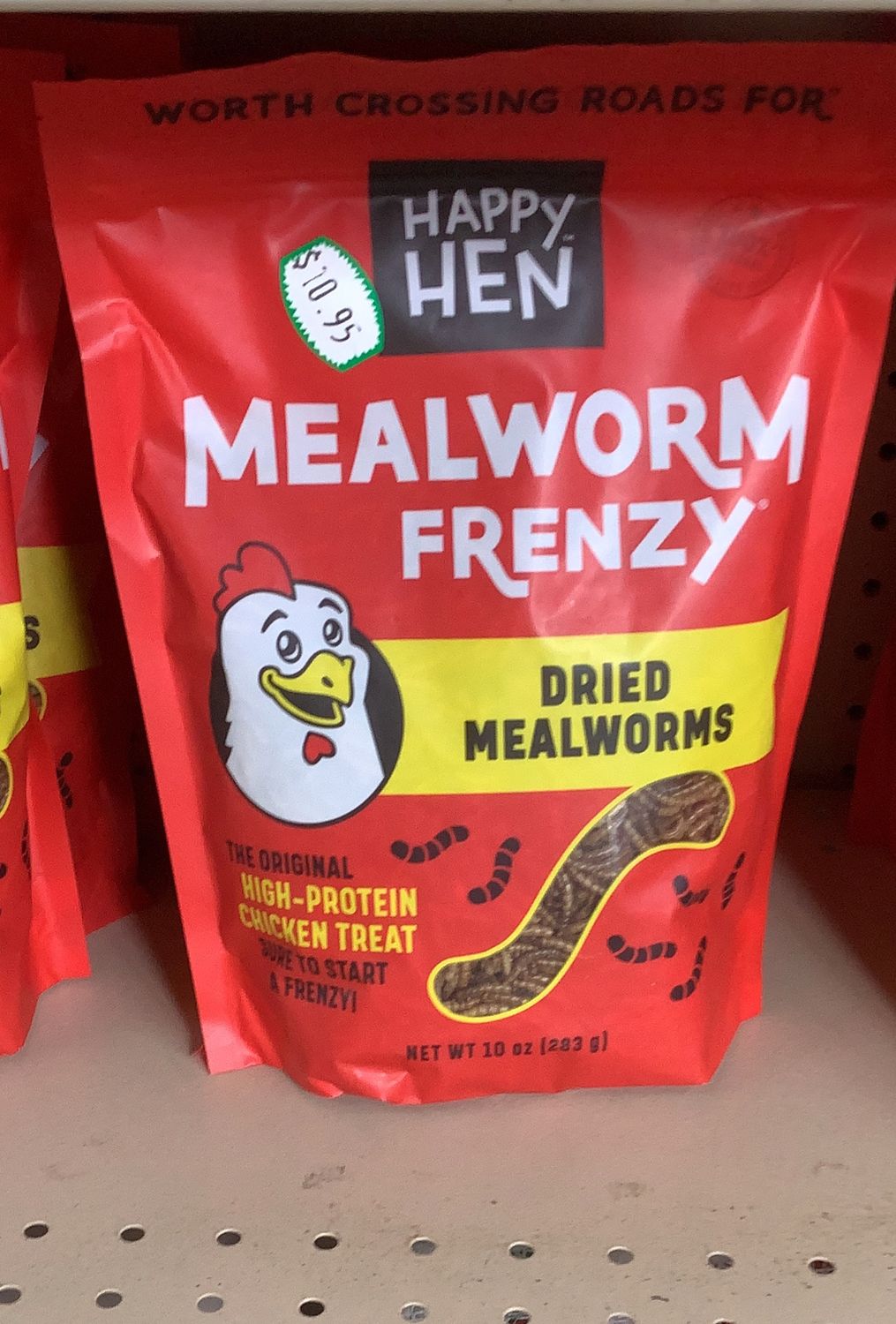 Happy Hen Meal Worm Fenzy Dried Meal Worms (10oz)
